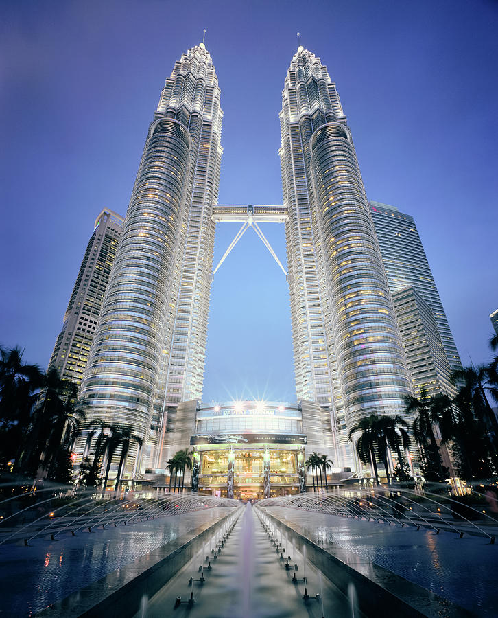 Malaysia, Kuala Lumpur, Petronas Towers Photograph by Martin Puddy