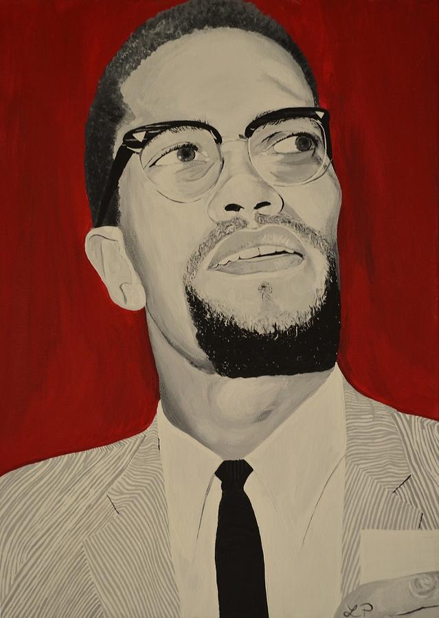 Malcolm X Painting by Keish JP - Fine Art America