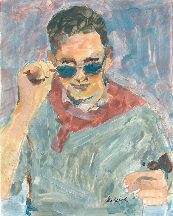 Male 2 Painting by George Galaich