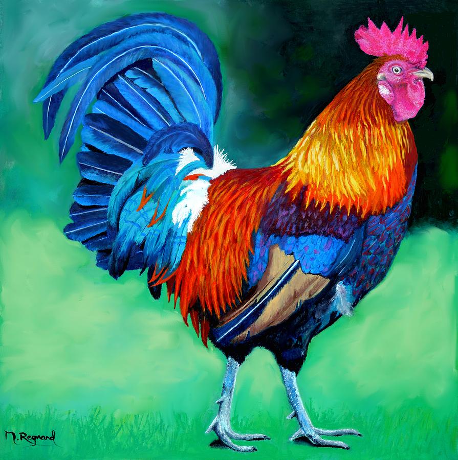 Animal Painting - Male Chauvinist  by Malcolm Regnard
