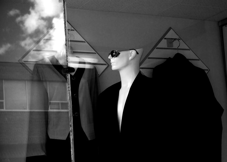 Male Mannequin with sunglasses Photograph by Randall Nyhof