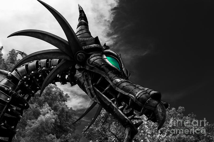 Dragon Photograph - Maleficent by Jeffrey Miklush