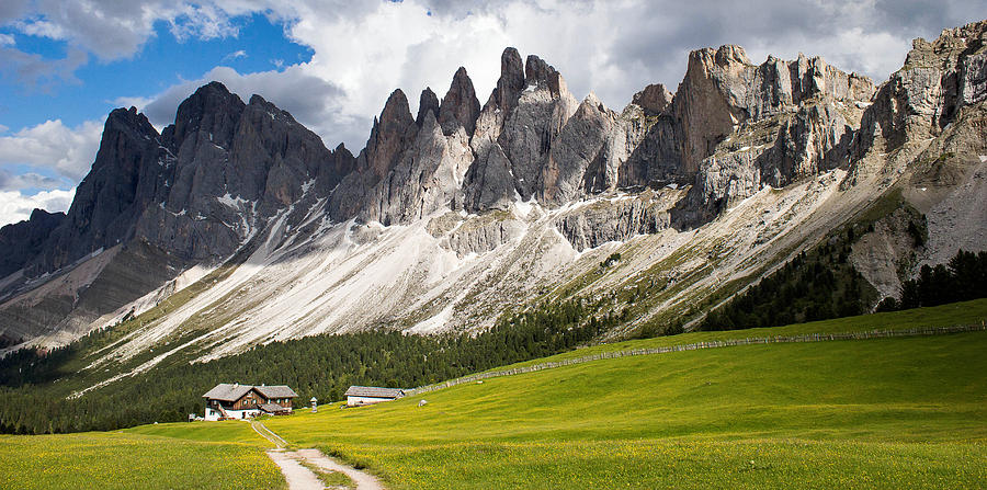 Malga Brogles And The Odles Photograph by Katherine Hawkins