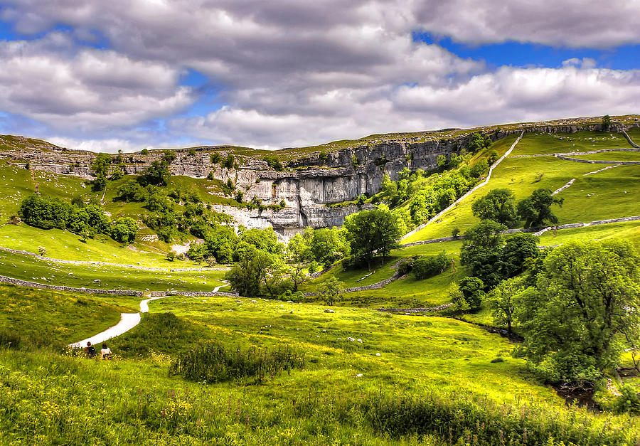 Nature Photograph - Malham Cove Yorkshire Dales by Trevor Kersley