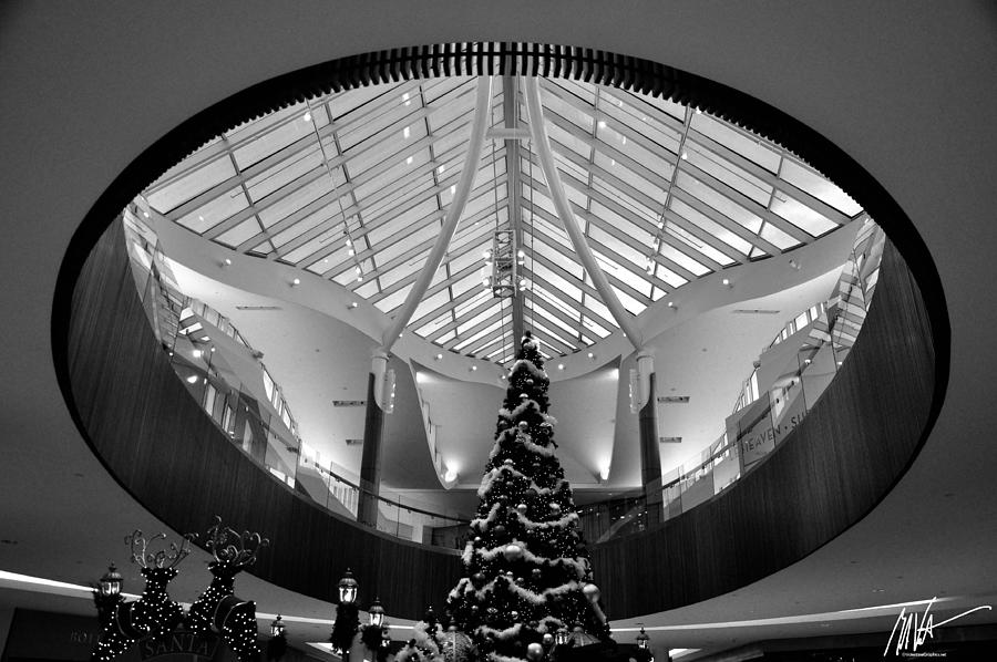 Mall Christmas Photograph by Mark Valentine