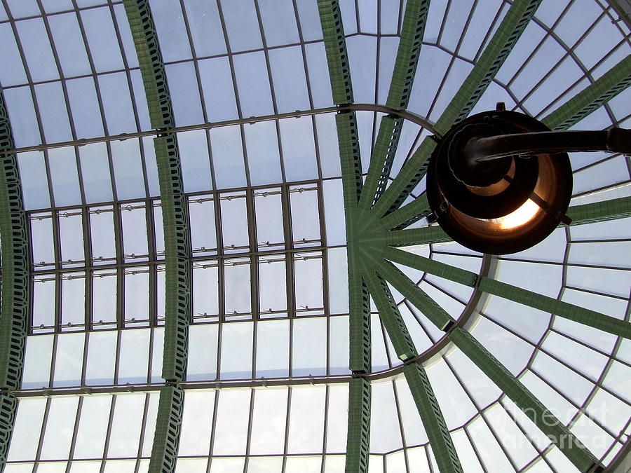 Sunset Photograph - Mall of Emirates Skylight by Andrea Anderegg