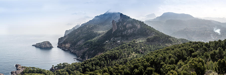 Mallorca coast north from Torre Picada Photograph by Gary Eason