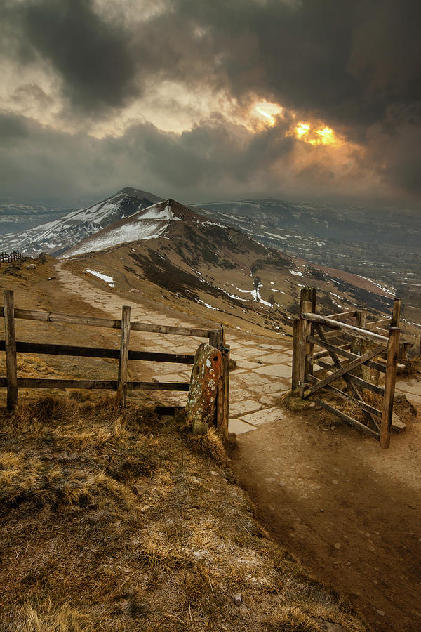 Mam Tor Mount Doom Photograph by By Richard Cottrell (ayrshire & Arran Photography)