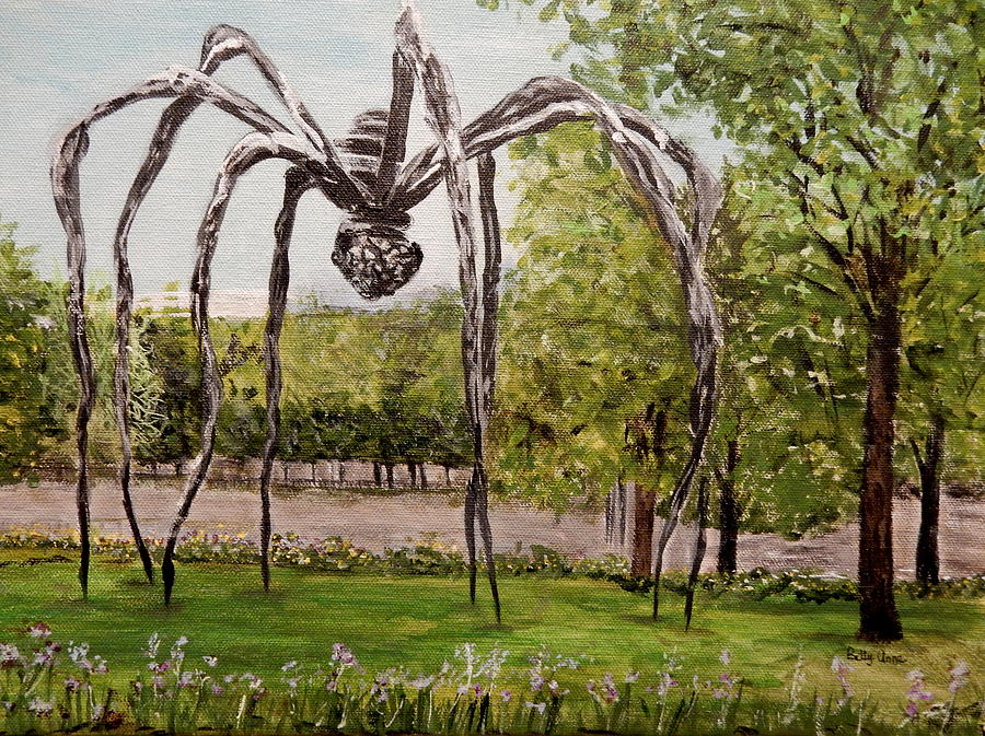 Maman Standing guard Painting by Betty-Anne McDonald