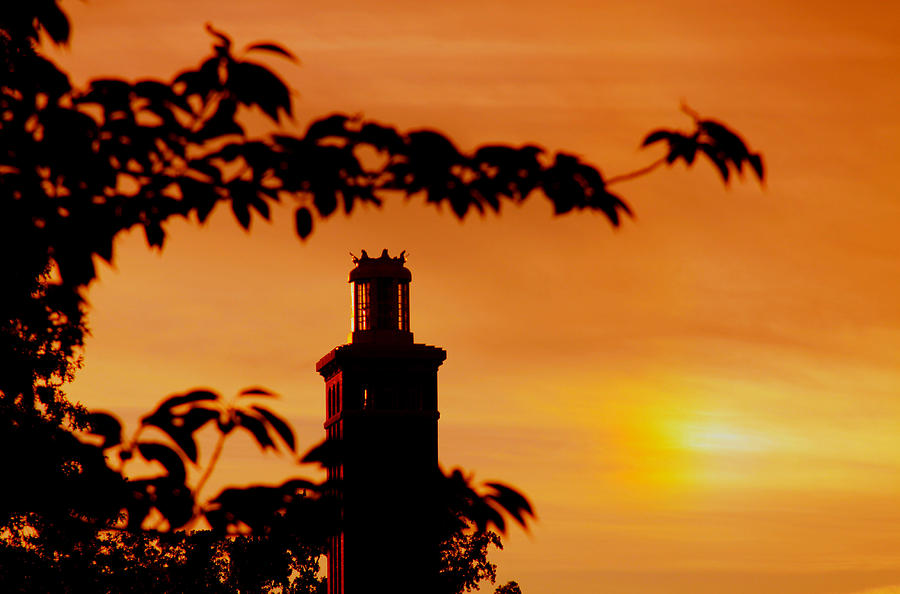 Mamaroneck Lighthouse Nearing Sunset Photograph by Aurelio Zucco