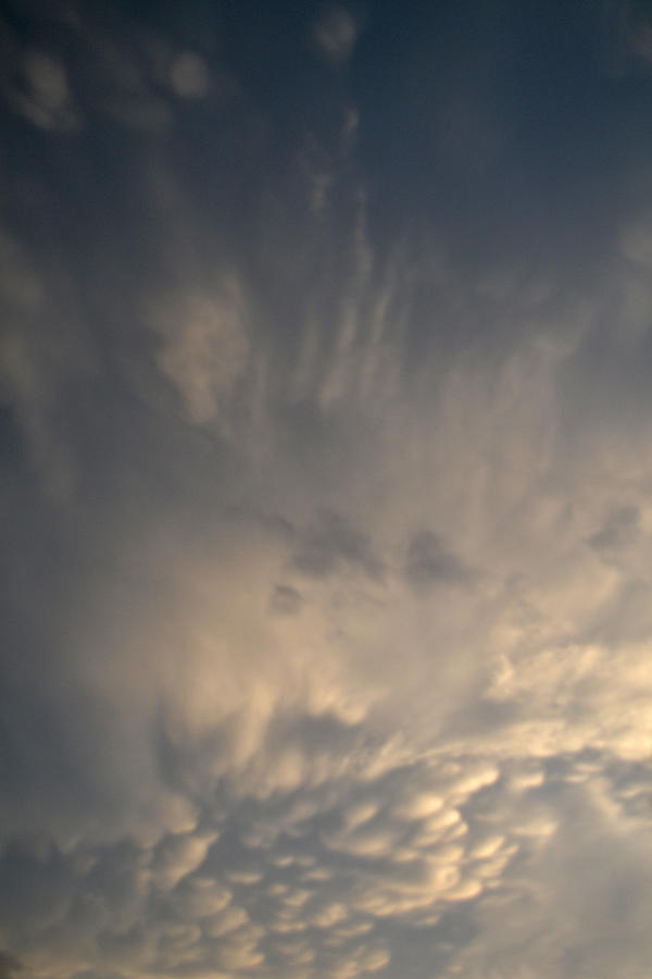 Mammatus and Other Clouds 2  Photograph by Lyle Crump