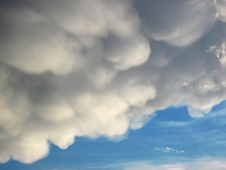 Mammatus Clouds Photograph by Lara Ellis