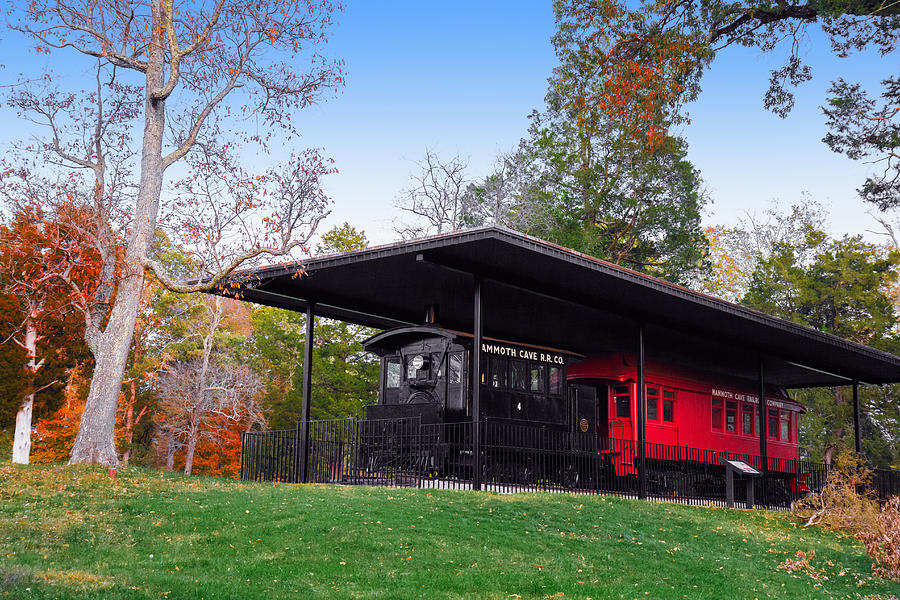 Mammoth Cave Train Photograph by Mary Almond