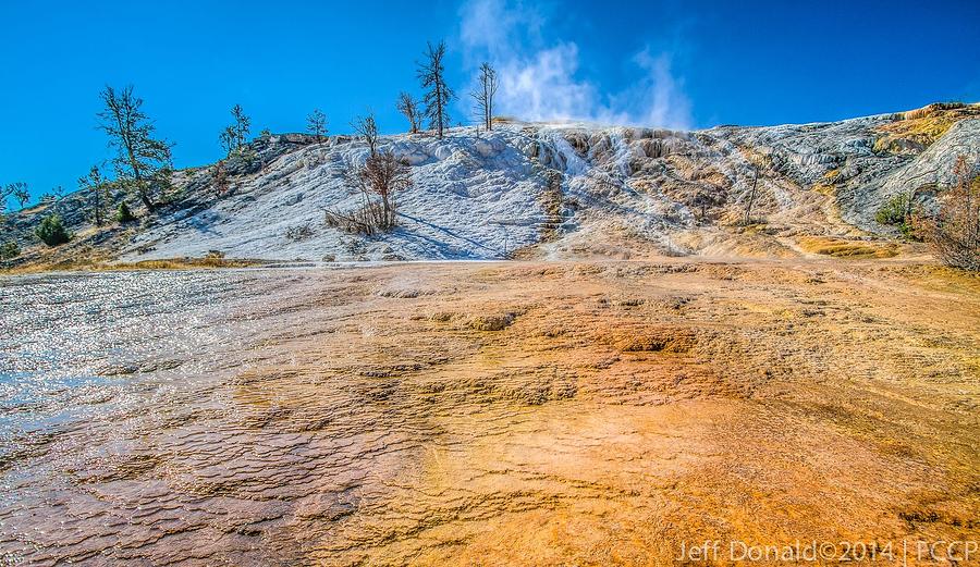 Yellowstone National Park Photograph - Mammoth Hot Springs by Jeff Donald