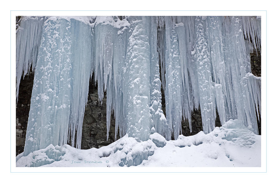 Winter Photograph - Mammoth Icicles by Lone Palm Studio