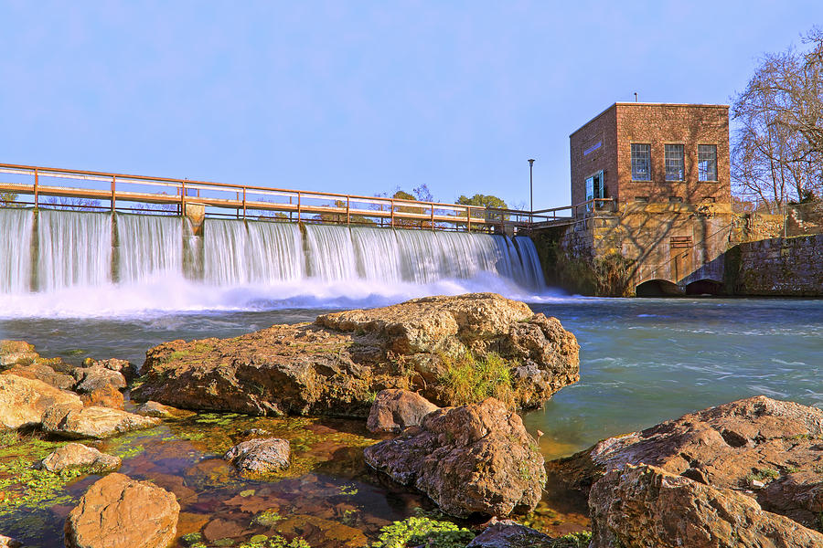 Mammoth Spring Dam and Hydroelectric Plant - Arkansas Photograph by Jason Politte