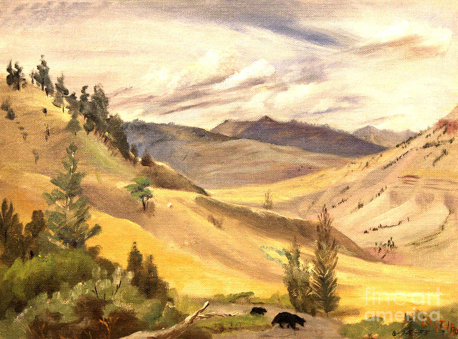 Mammoth Valley Painting by Art By Tolpo Collection