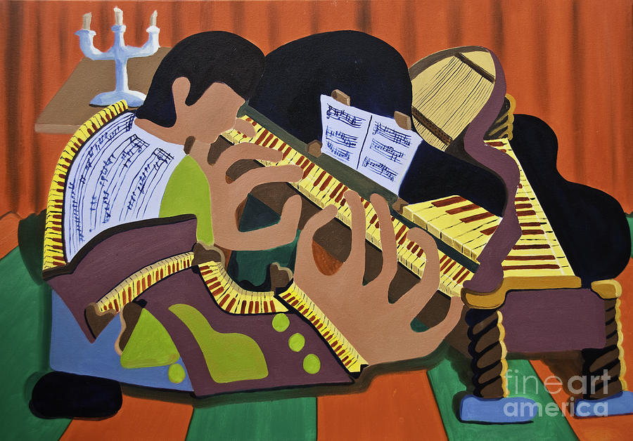 The Pianist Painting by James Lavott