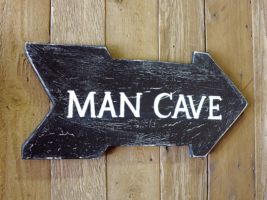 Man Cave Sign Photograph by Geri Lavrov