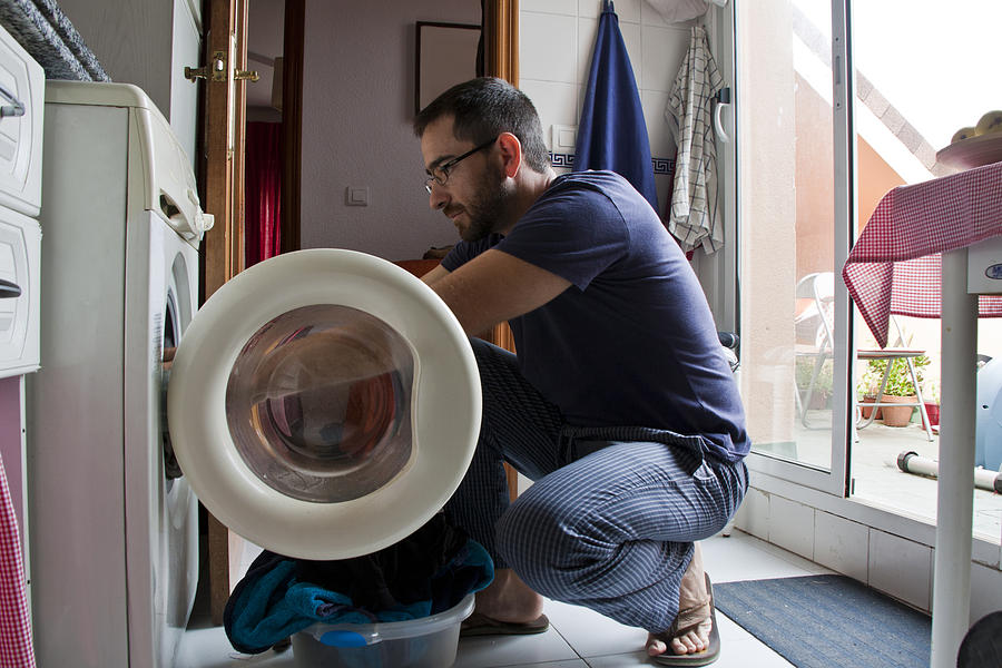Man Doing Chores Photograph by Antonio Arcos Aka Fotonstudio Photography