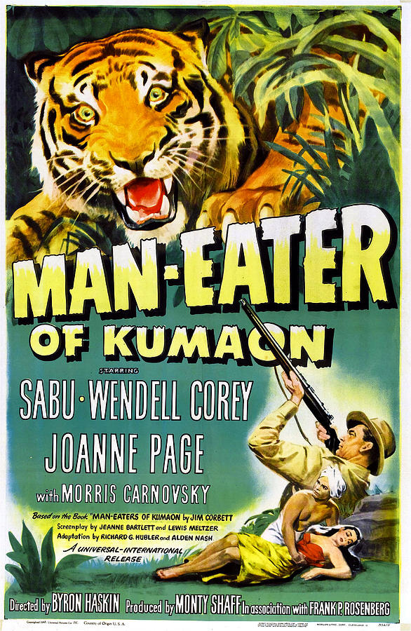Man-eater Of Kumaon, Us Poster, Bottom Photograph by Everett