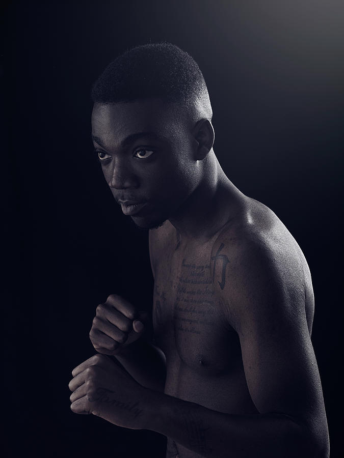 Man In Boxing Pose Photograph by Jake Curtis Man In Boxing Pose Photograph by Jake Curtis