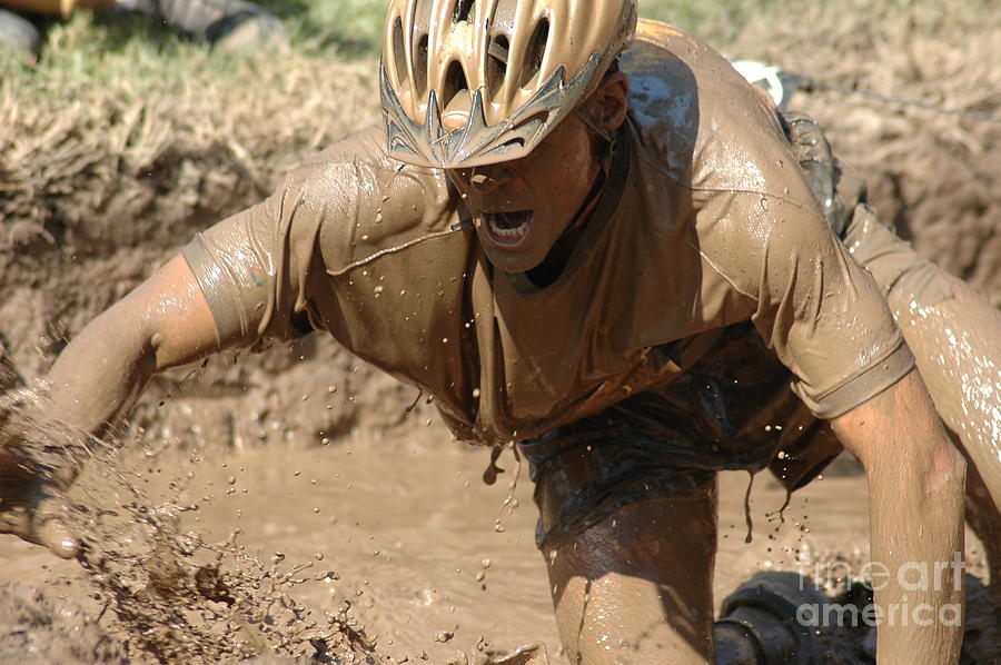 Man in the mud Photograph by Micah May