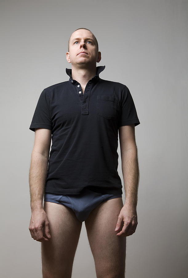 Man in underwear Photograph by Allison Michael Orenstein
