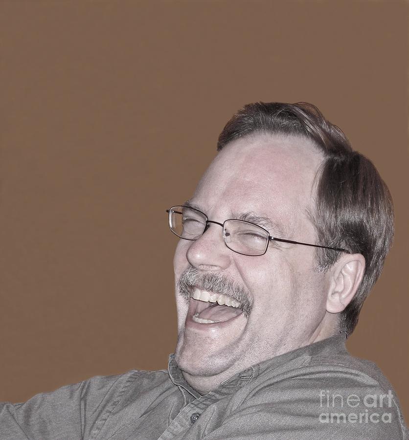 Man Laughing Photograph by Ann Horn