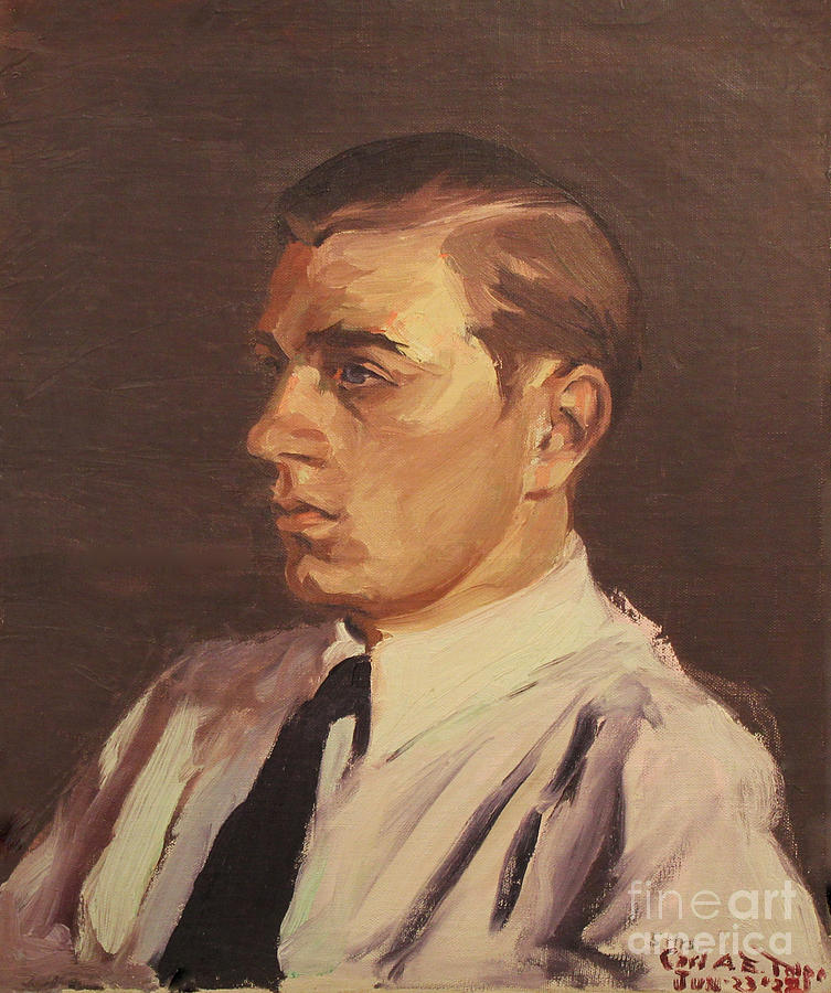 Man of 1922 Painting by Art By Tolpo Collection