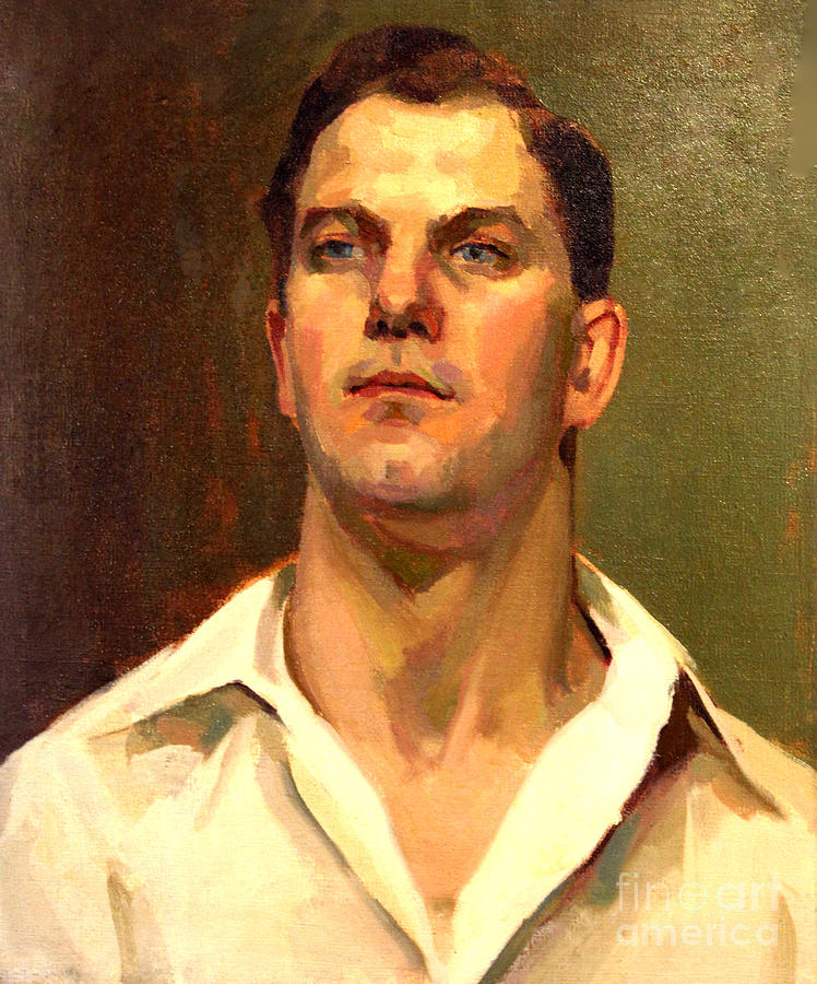 Man of 1929 Painting by Art By Tolpo Collection