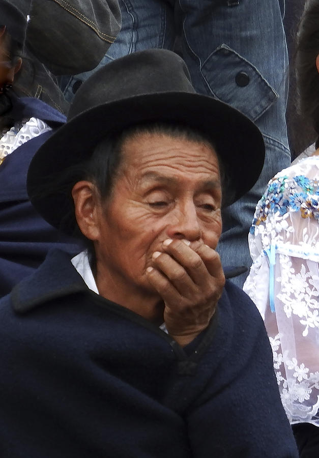 Man of Cotacachi Ecuador 2 Photograph by Kurt Van Wagner