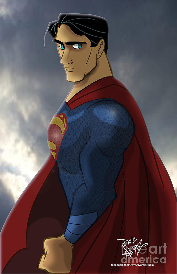 Man of Steel Digital Art by Dave Alvarez - Fine Art America