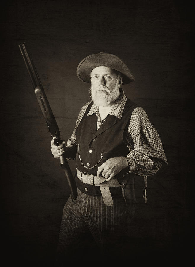Man of the Wild West Photograph by RichVintage