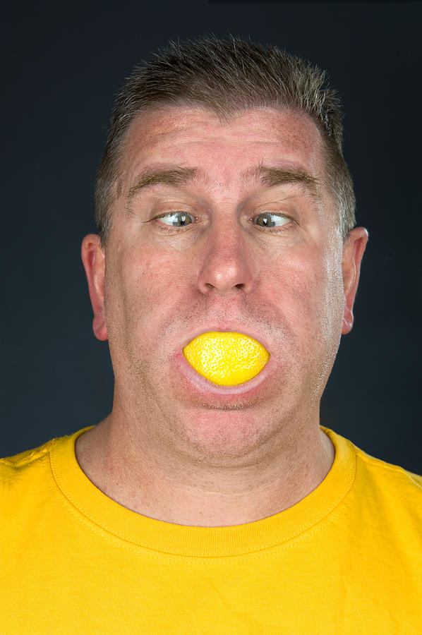 Man Sucking On Lemon Photograph By Joe Belanger Fine Art America