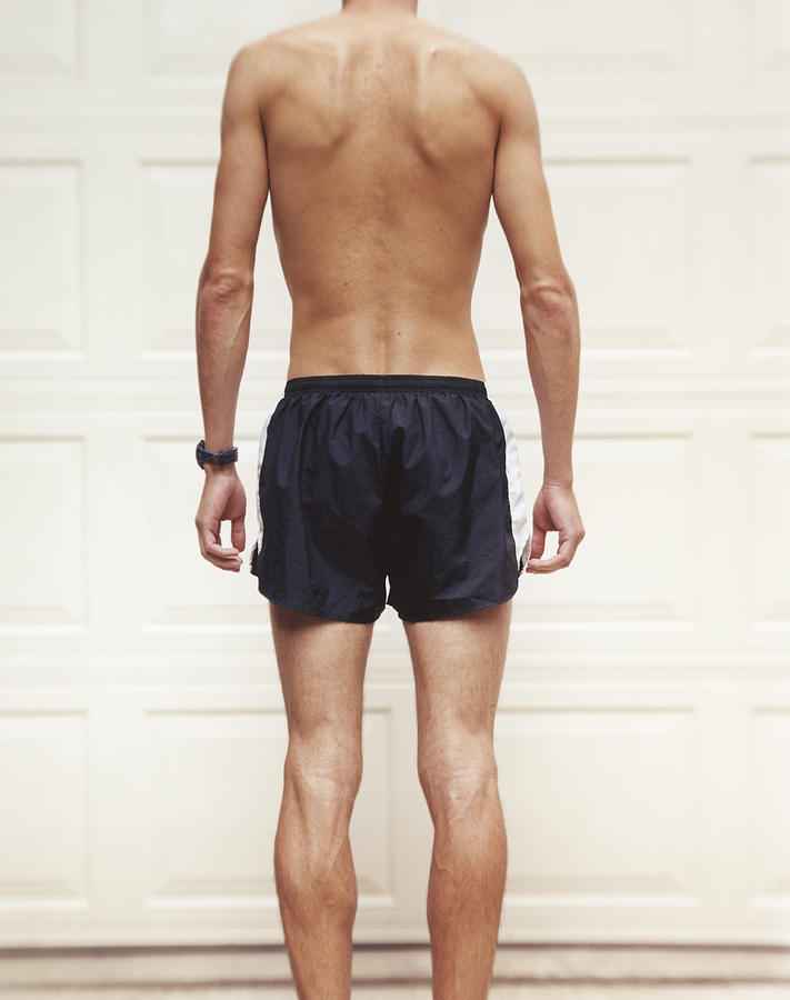 Man Wearing Shorts Photograph by Charles Gullung