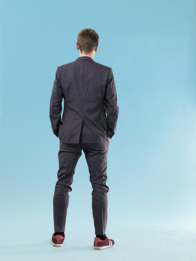 Man wearing suit, studio shot Photograph by Johner Images