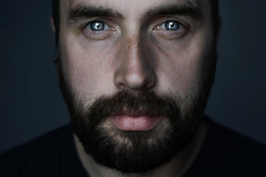 Man with beard Photograph by Lauren Bates