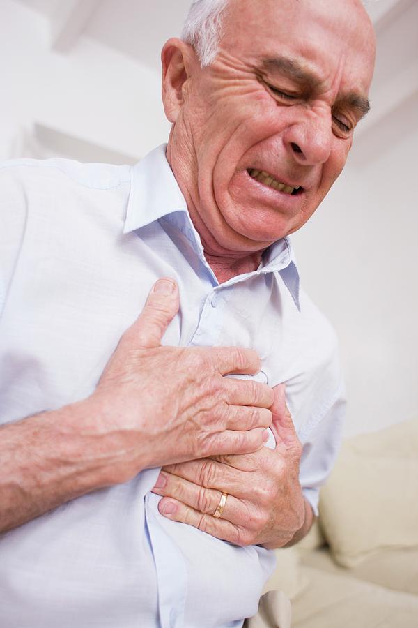 Man With Chest Pain Photograph by Science Photo Library - Pixels