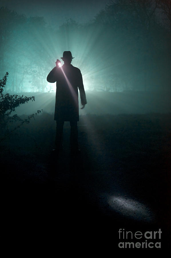 Man With Flashlight  Photograph by Lee Avison
