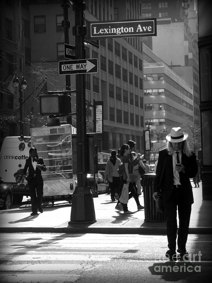 Man with Straw Hat Photograph by Miriam Danar