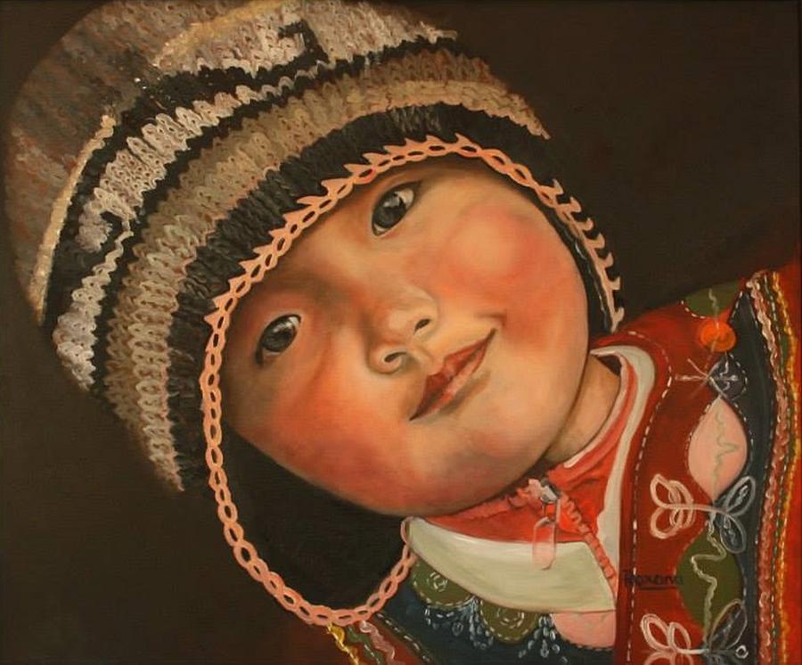 Mana- Huachayujg Painting by Roxana Gonzales | Fine Art America