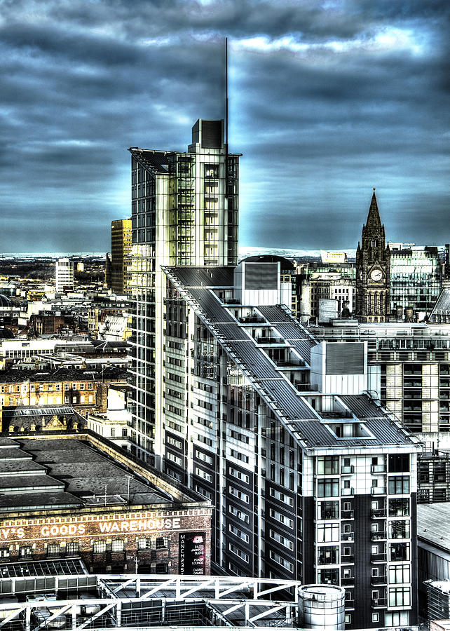 Manchester Buildings Hdr Photograph