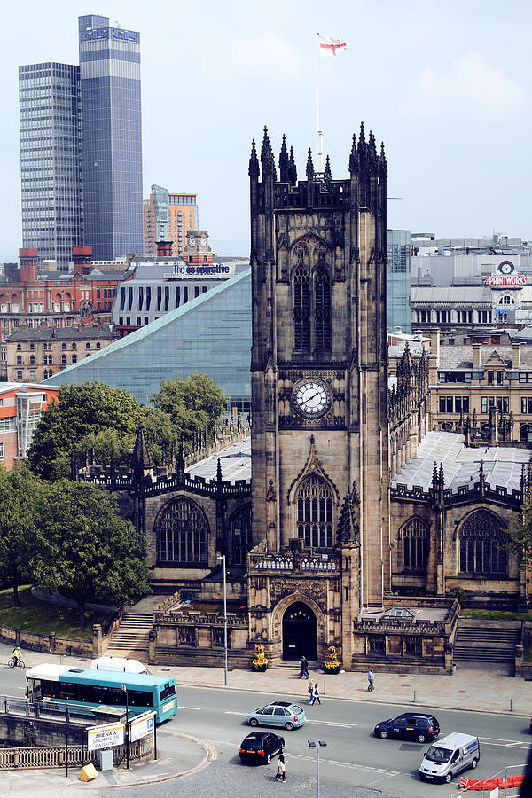 Manchester Photograph - Manchester Cathedral by Anthony Bean Manchester Photograph - Manchester Cathedral by Anthony Bean