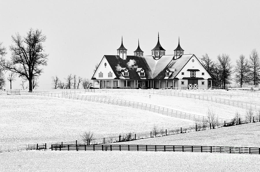 Winter Photograph - Manchester Farm - D006379a by Daniel Dempster