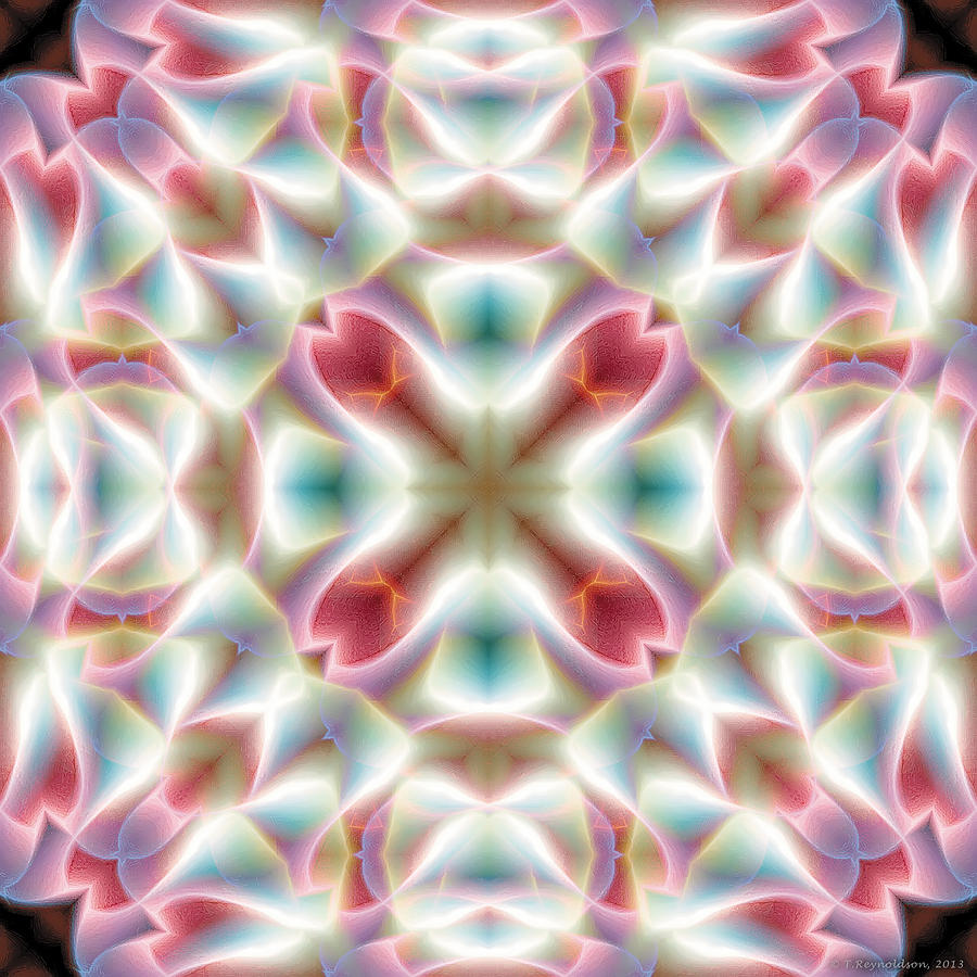 Abstract Digital Art - Mandala 126 by Terry Reynoldson