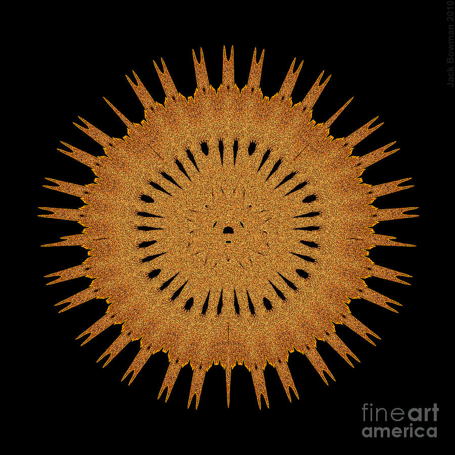 Fantasy Digital Art - Sand Mandala by Jack Bowman