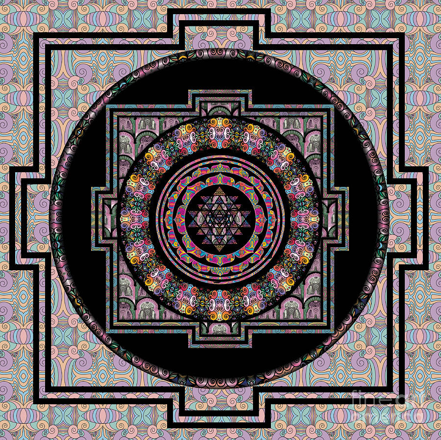 Mandala Circus Digital Art by Beth Snow