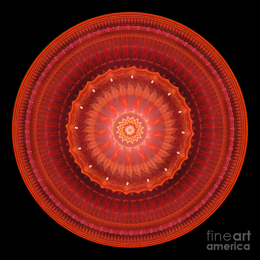 Mandala of love ll Digital Art by Martin Capek