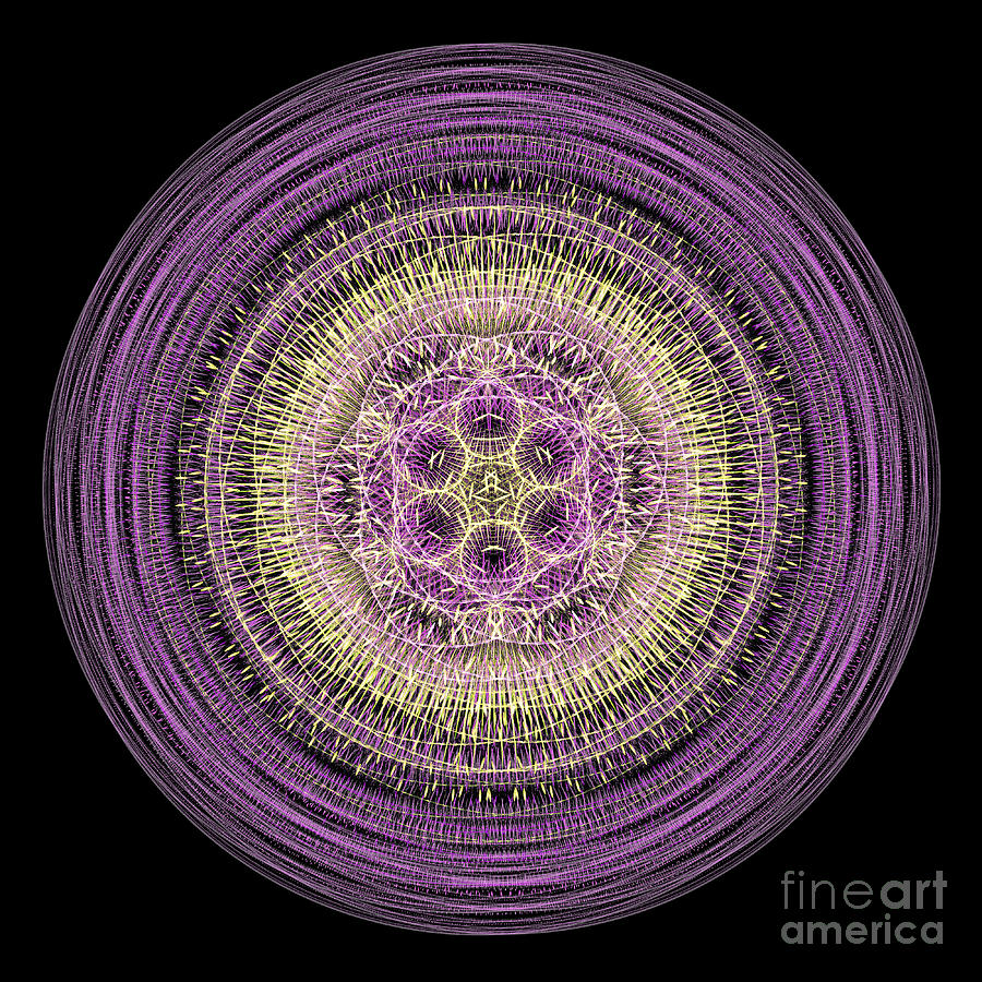 Mandala of wisdom Digital Art by Martin Capek